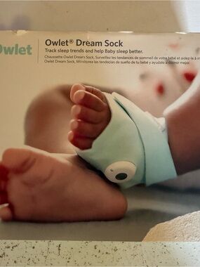 Owlet Dream Sock Baby Sleep Tracker - Light Mint